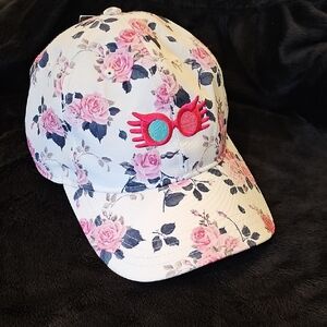NWT Hot Topic Harry Potter Luna Love good Floral Ball Cap